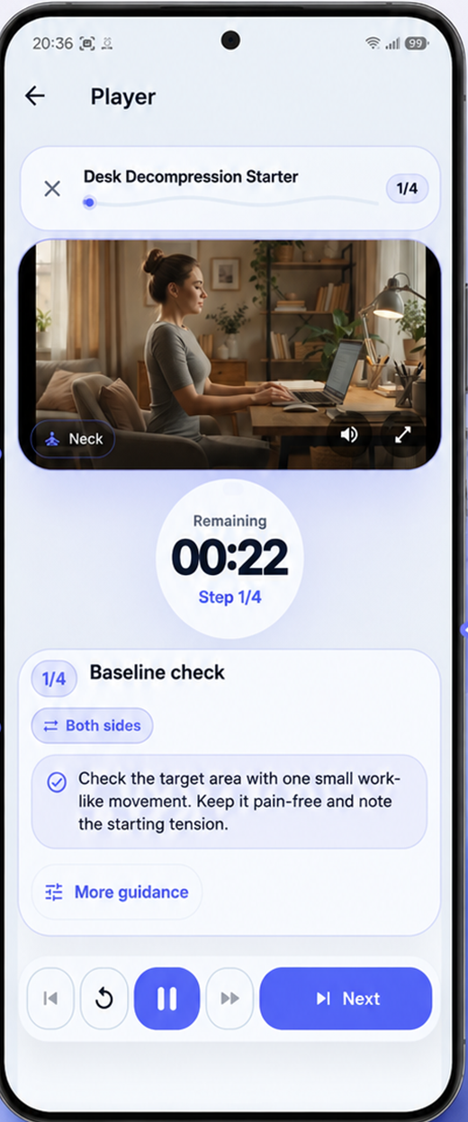 Desk Workout screenshot 2